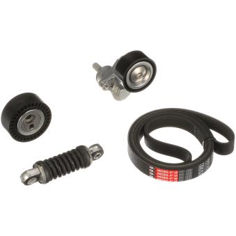 Jeu de courroies trapézoïdales à nervures GATES K016PK1750 pour OPEL MOVANO 1.9 D - 70cv