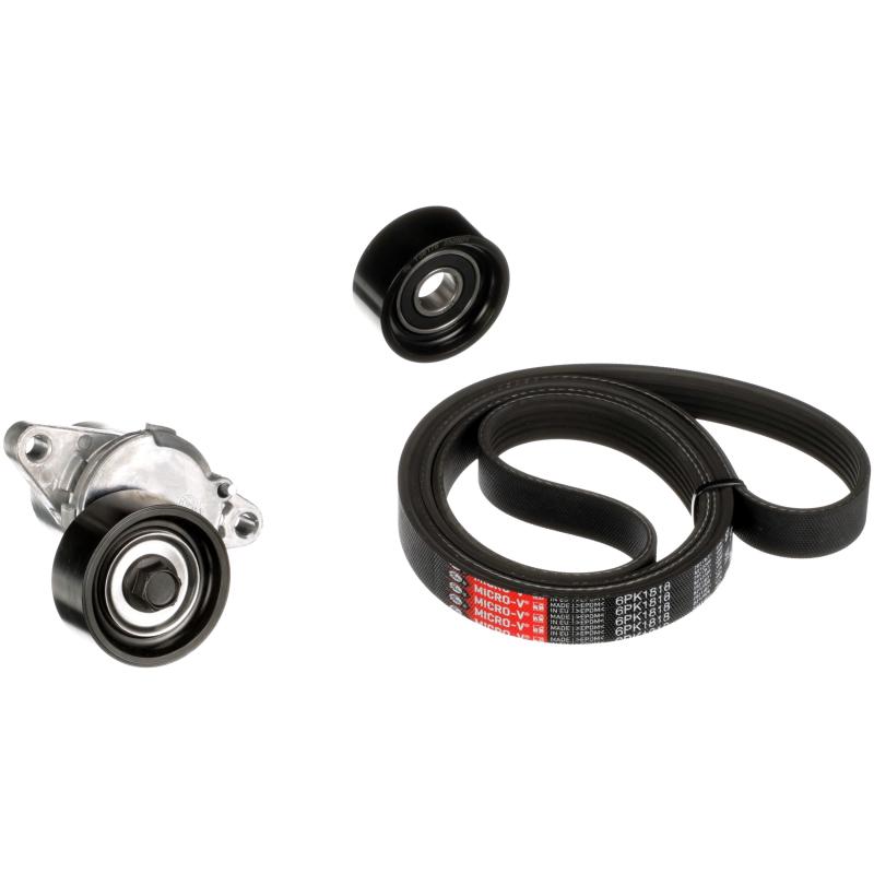 Jeu de courroies trapézoïdales à nervures GATES K016PK1818 - Visuel 1