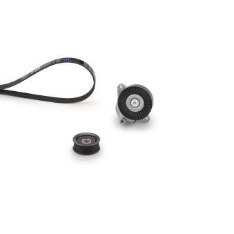 Jeu de courroies trapézoïdales à nervures GATES K016PK2380 pour MERCEDES-BENZ CLASSE E E 500 T - 306cv