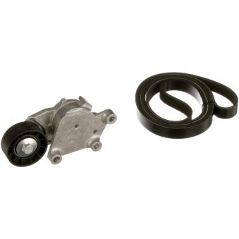 Jeu de courroies trapézoïdales à nervures GATES K016PK975 pour FORD C-MAX 1.6 TDCi - 101cv