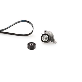 Jeu de courroies trapézoïdales à nervures GATES K017PK1740 pour OPEL VIVARO 2.0 CDTI - 90cv