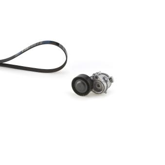 Jeu de courroies trapézoïdales à nervures GATES K024PK845 pour BMW Série 5 525 i - 192cv