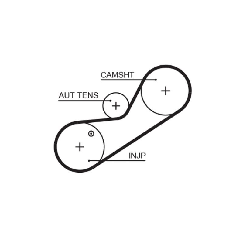 Kit de distribution GATES K025547XS - Visuel 2
