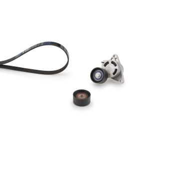 Jeu de courroies trapézoïdales à nervures GATES K026PK1835 pour OPEL VIVARO 2.5 DTI - 135cv