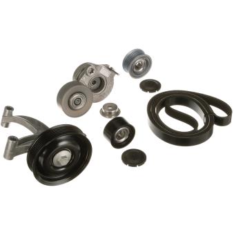 Jeu de courroies trapézoïdales à nervures GATES K026PK2573 pour VOLKSWAGEN AMAROK 3.0 TDI - 163cv