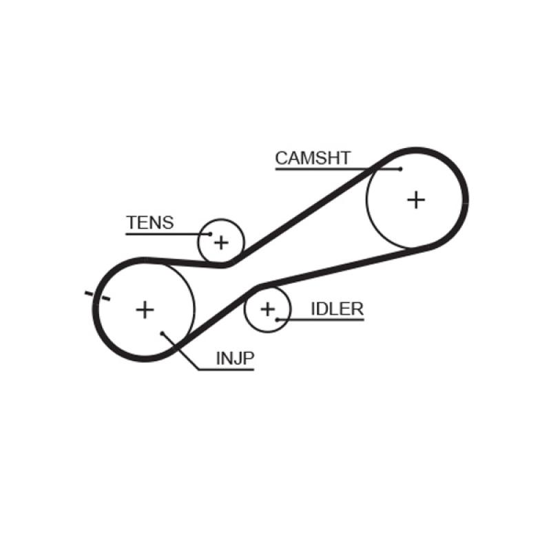 Kit de distribution GATES K045323XS - Visuel 2