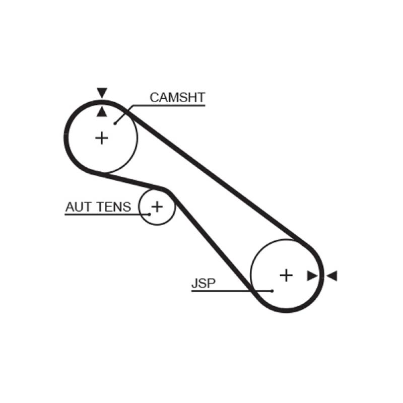 Kit de distribution GATES K045405XS - Visuel 2