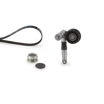 Jeu de courroies trapézoïdales à nervures GATES K045PK1435 pour AUDI A3 1.9 TDI - 116cv