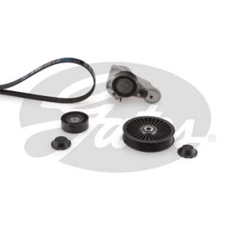 Jeu de courroies trapézoïdales à nervures GATES K046DPK1838 pour FORD KA 2.4 D5 - 185cv