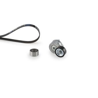 Jeu de courroies trapézoïdales à nervures GATES K046PK1183 pour PEUGEOT BOXER 2.0 HDI - 84cv