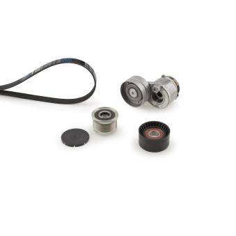 Jeu de courroies trapézoïdales à nervures GATES K056PK1830XS pour NISSAN PRIMASTAR 1.9 dCi 100 - 101cv