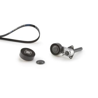 Jeu de courroies trapézoïdales à nervures GATES K056PK1893 pour VOLKSWAGEN SCIROCCO xDrive30d - 235cv