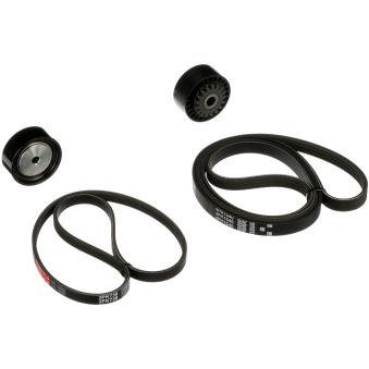 Jeu de courroies trapézoïdales à nervures GATES K063PK738 pour RENAULT ESTAFETTE 1.2 - 58cv