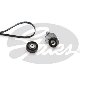 Jeu de courroies trapézoïdales à nervures GATES K066PK1560 pour BMW Série 5 520 i - 150cv