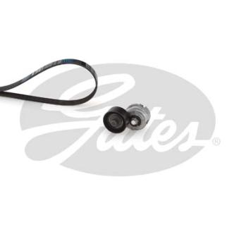 Jeu de courroies trapézoïdales à nervures GATES K076PK1078