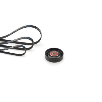 Jeu de courroies trapézoïdales à nervures GATES K084PK890 pour HYUNDAI TRAJET 2.0 - 140cv