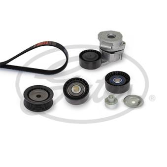 Jeu de courroies trapézoïdales à nervures GATES K086PK1685 pour CITROEN BX 2.2 TDCi - 155cv