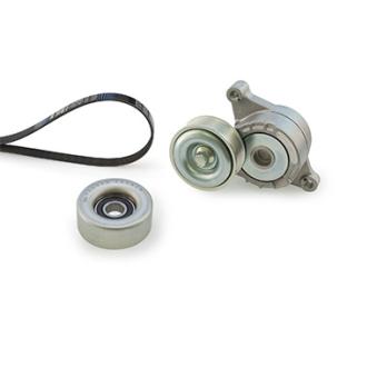 Jeu de courroies trapézoïdales à nervures GATES K106PK1863 pour MAZDA 3 1.6 MZR - 105cv