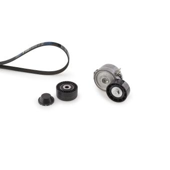 Jeu de courroies trapézoïdales à nervures GATES [K136PK1700]