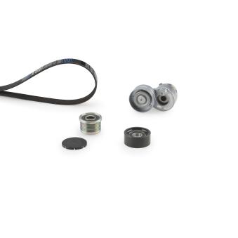 Jeu de courroies trapézoïdales à nervures GATES K166PK1795 pour RENAULT MASTER 1.9 DCI 80 - 82cv