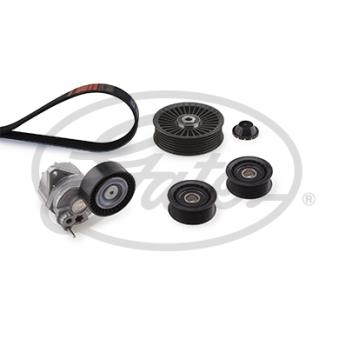 Jeu de courroies trapézoïdales à nervures GATES K166PK2260 pour MERCEDES-BENZ SPRINTER 415 CDI - 150cv