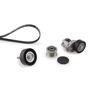 Jeu de courroies trapézoïdales à nervures GATES K246PK1735 pour VOLKSWAGEN EOS 1.4 TSI - 122cv