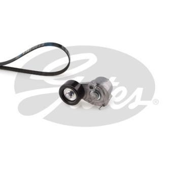 Jeu de courroies trapézoïdales à nervures GATES [K276PK1555]