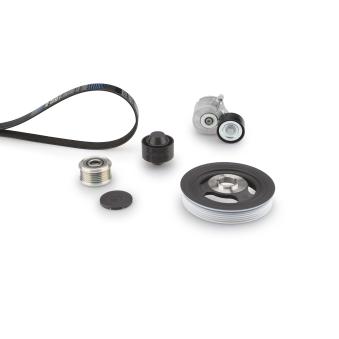 Jeu de courroies trapézoïdales à nervures GATES K346PK1708 pour CITROEN C5 1.6 HDI - 109cv