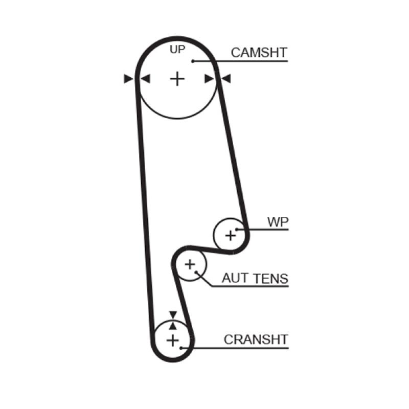 Pompe à eau + kit de courroie de distribution GATES KP15234XS - Visuel 1