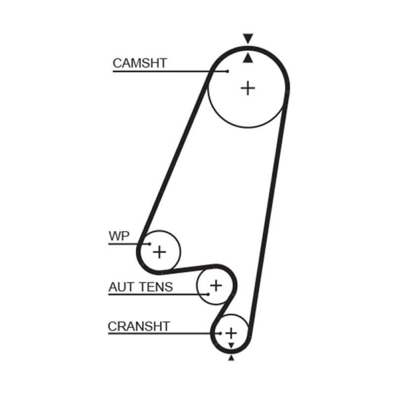 Pompe à eau + kit de courroie de distribution GATES KP15367XS - Visuel 2