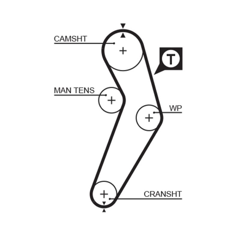 Pompe à eau + kit de courroie de distribution GATES KP15473XS - Visuel 2