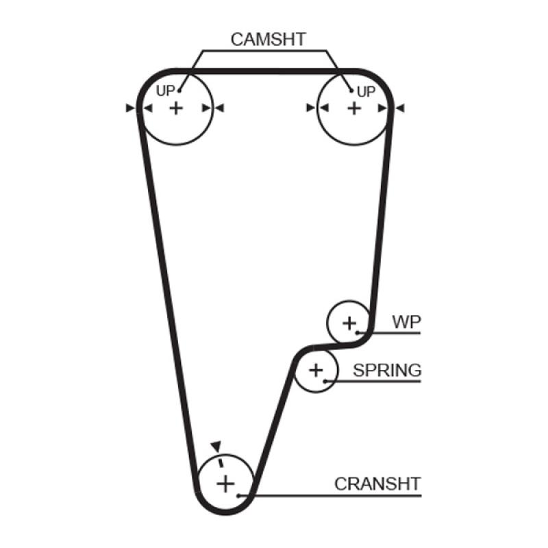 Pompe à eau + kit de courroie de distribution GATES KP15505XS - Visuel 1