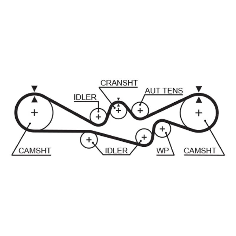Pompe à eau + kit de courroie de distribution GATES KP15537XS-2 - Visuel 2