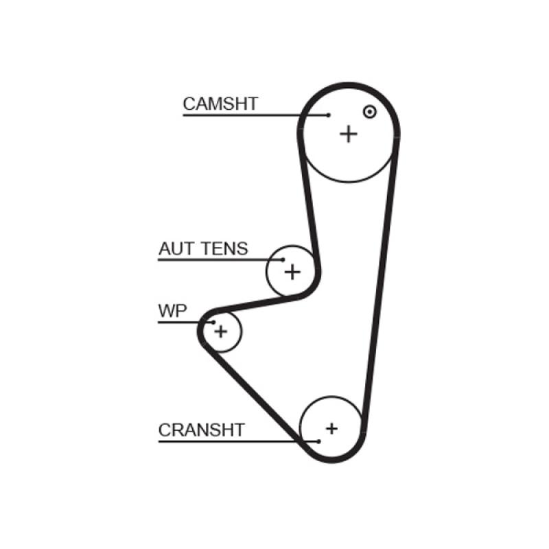 Pompe à eau + kit de courroie de distribution GATES KP15574XS - Visuel 2