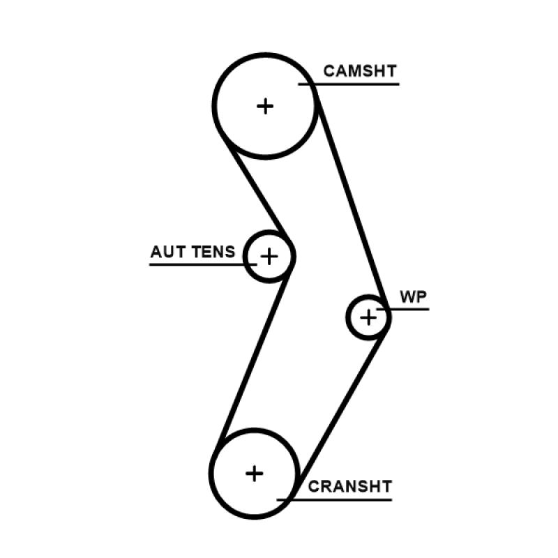 Pompe à eau + kit de courroie de distribution GATES KP15673XS - Visuel 2