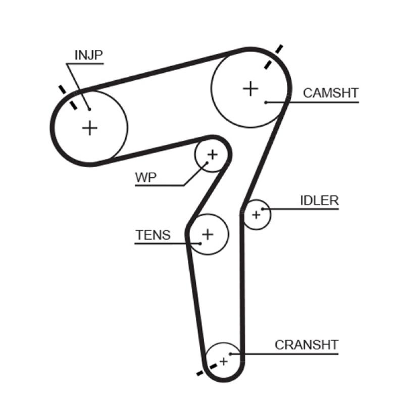 Pompe à eau + kit de courroie de distribution GATES KP15684XS-1 - Visuel 2
