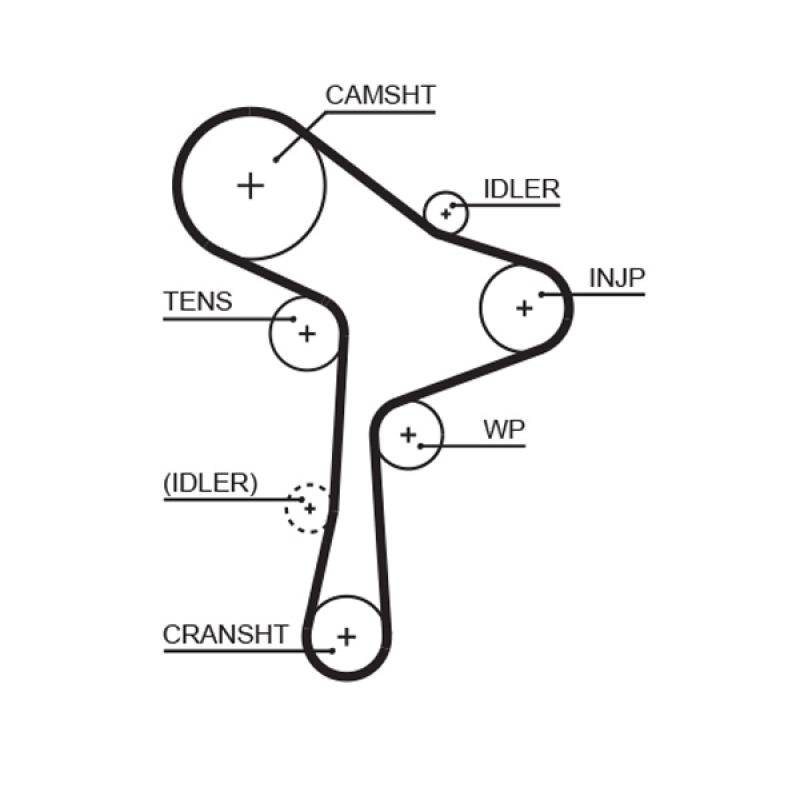 Pompe à eau + kit de courroie de distribution GATES KP25678XS-1 - Visuel 2