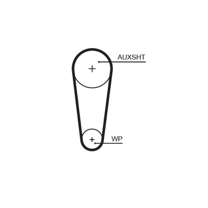 Pompe à eau + kit de courroie de distribution GATES KP2TH15680XS-1 - Visuel 2