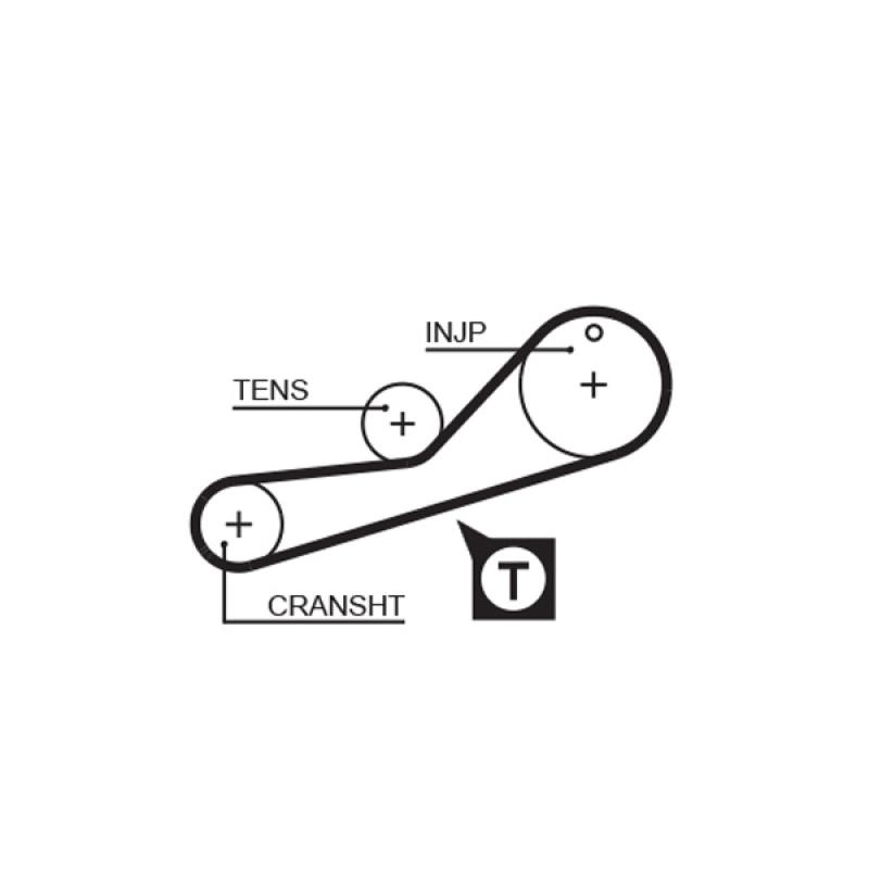 Pompe à eau + kit de courroie de distribution GATES KP35451XS-1 - Visuel 2