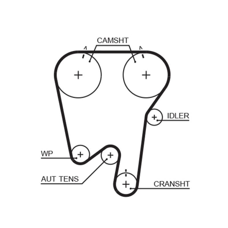 Pompe à eau + kit de courroie de distribution GATES KP45378XS - Visuel 1