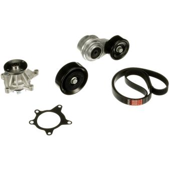 Pompe à eau+Jeu de courroie trapézoïdale à nervures GATES [KP96PK2138]
