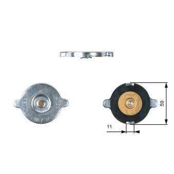 Bouchon de radiateur GATES RC117