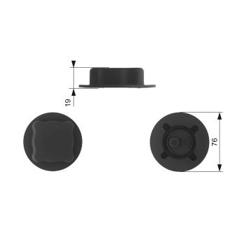 Bouchon, réservoir de liquide de refroidissement GATES OEM 1674083