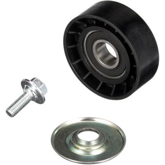 Poulie renvoi/transmission, courroie trapézoïdale à nervures GATES [T36158]