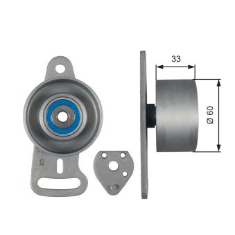 Poulie-tendeur, courroie crantée GATES T41163