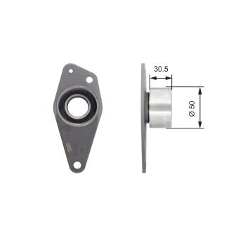 Poulie renvoi/transmission, courroie de distribution GATES T42088 pour RENAULT R19 1.8 - 110cv