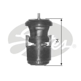 Thermostat d'eau GATES TH14787G1 pour TOYOTA STARLET 1.6 FSI - 110cv
