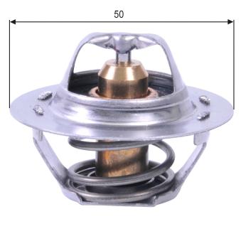 Thermostat d'eau GATES TH23389G1 pour DACIA DUSTER 1.6 16V Hi-Flex - 105cv