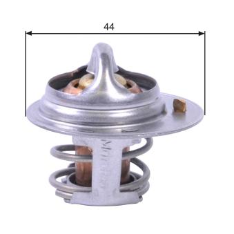 Thermostat d'eau GATES TH29692G1 pour RENAULT FLUENCE 1.3 - 68cv