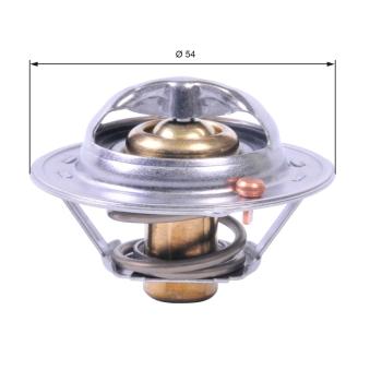 Thermostat d'eau GATES TH41782G1 pour AUDI 100 1.6 T-GDI - 200cv